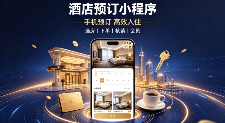 酒店自营预订小程序定制开发实战案例|J9集团本地门店私域小程序开发运营全解析